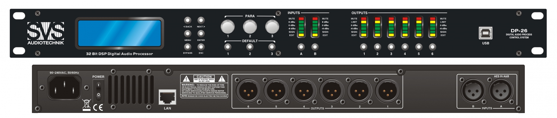 SVS Audiotechnik DP-26 Цифровой процессор: 2 входа 6 выходов в Апшеронске