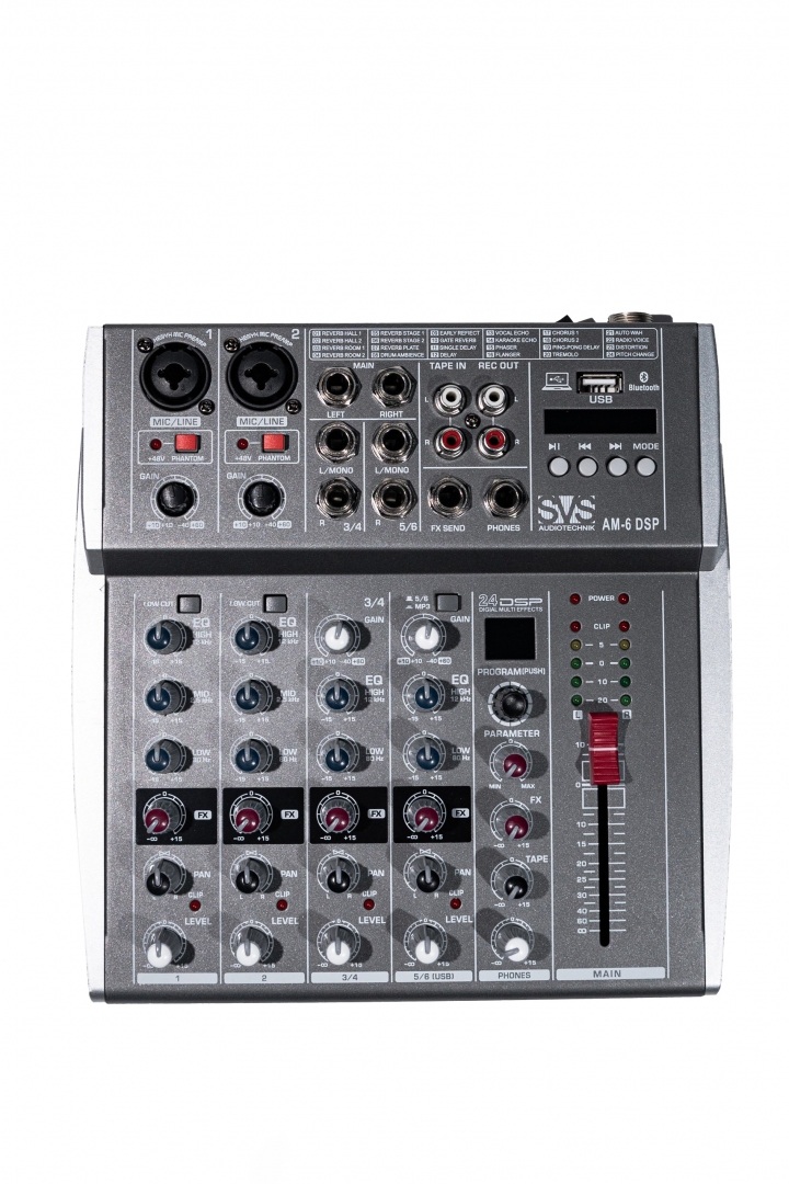 SVS Audiotechnik mixers AM-6 DSP Микшерный пульт аналоговый, 6-канальный SVS Audiotechnik mixers в Апшеронске